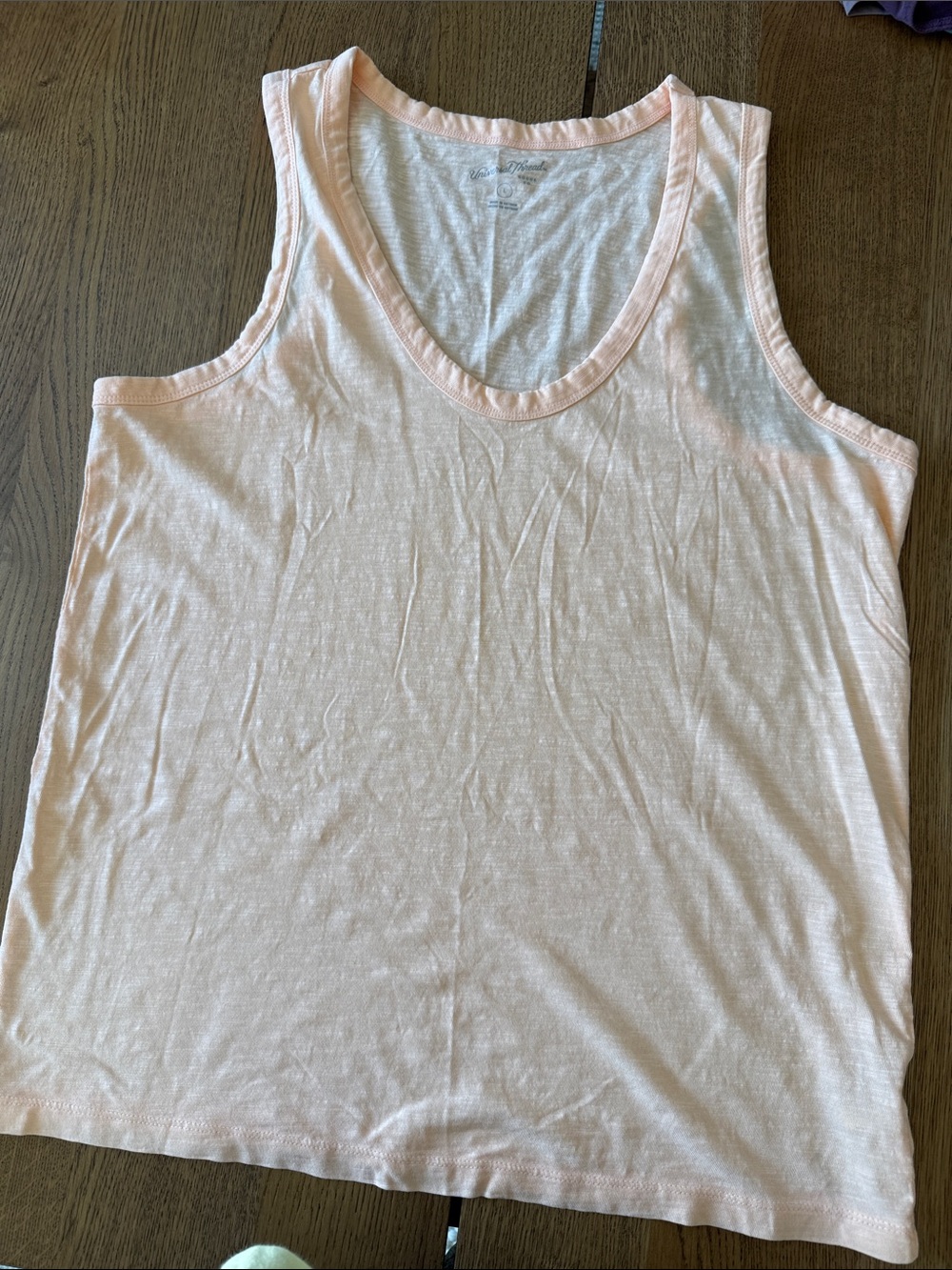 Universal Thread Light Pink Scoop Neck Tank Top